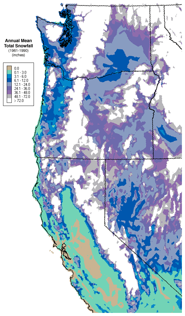 Snow Depth Chart