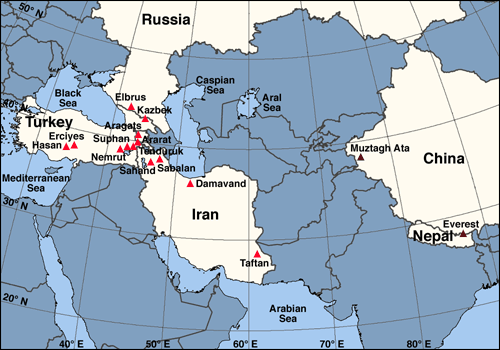 Leugen Ounce wang Skiing the Pacific Ring of Fire and Beyond: Middle East & Central Asia