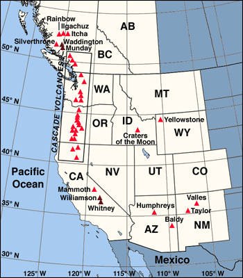 Western Us Map United States