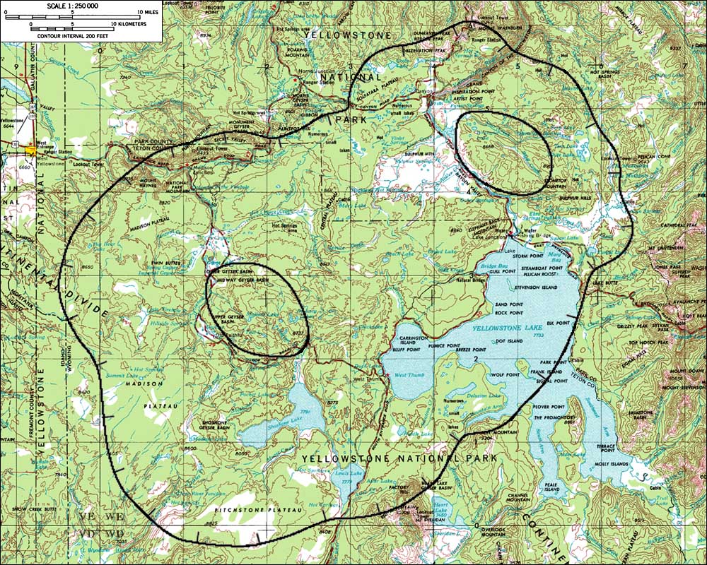 Map Yellowstone