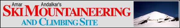 Amar Andalkar's Ski Mountaineering and Climbing Site
